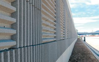 Immagine della barriera fonoassorbente "Paver Sound Power".