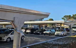 Pensiline fotovoltaiche prefabbricate Paver