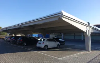 Pensiline fotovoltaiche Paver